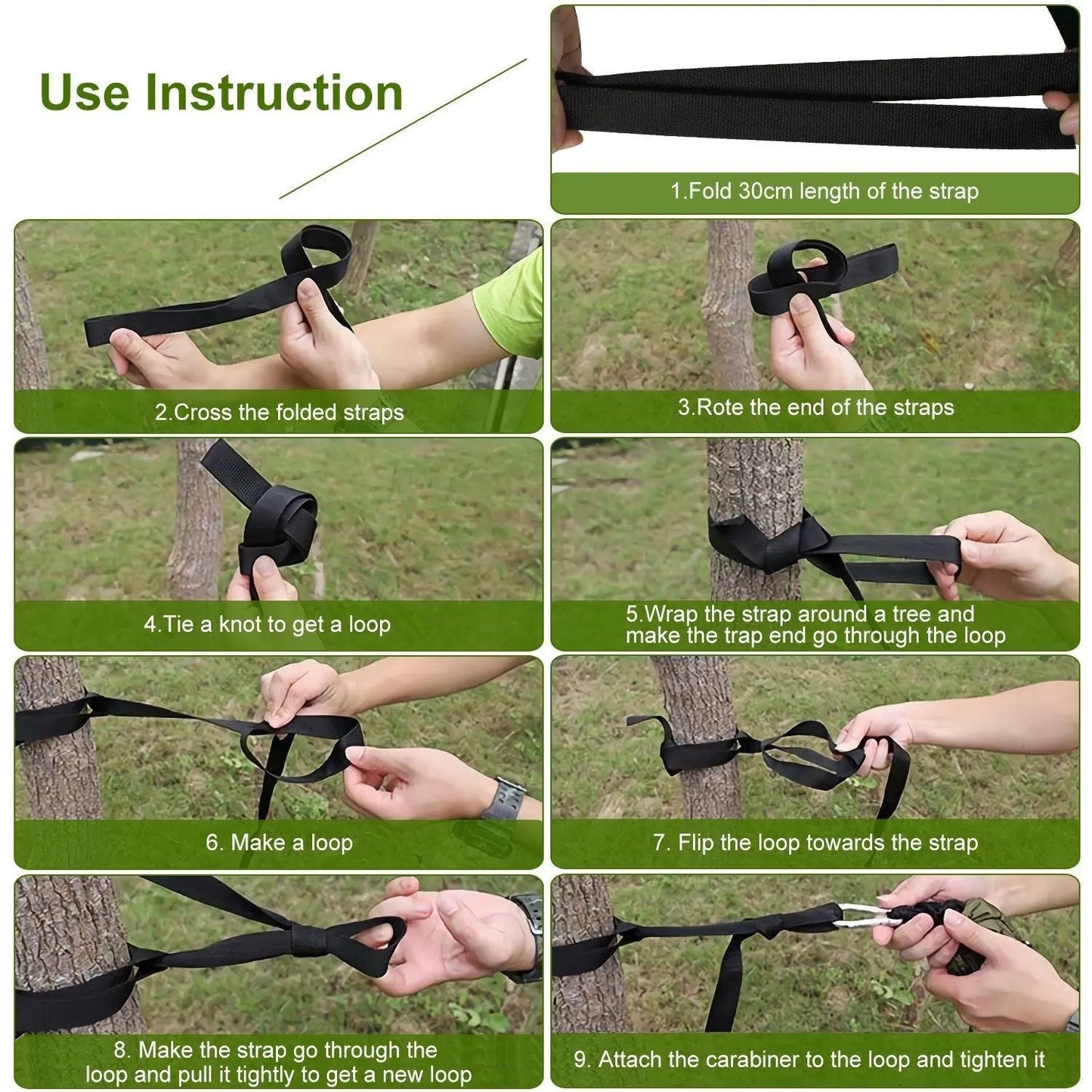600lbs Load 2 Persons Hammock with Mosquito Net Outdoor Hiking Camping Hommock Portable Nylon Swing Hanging Bed Doba