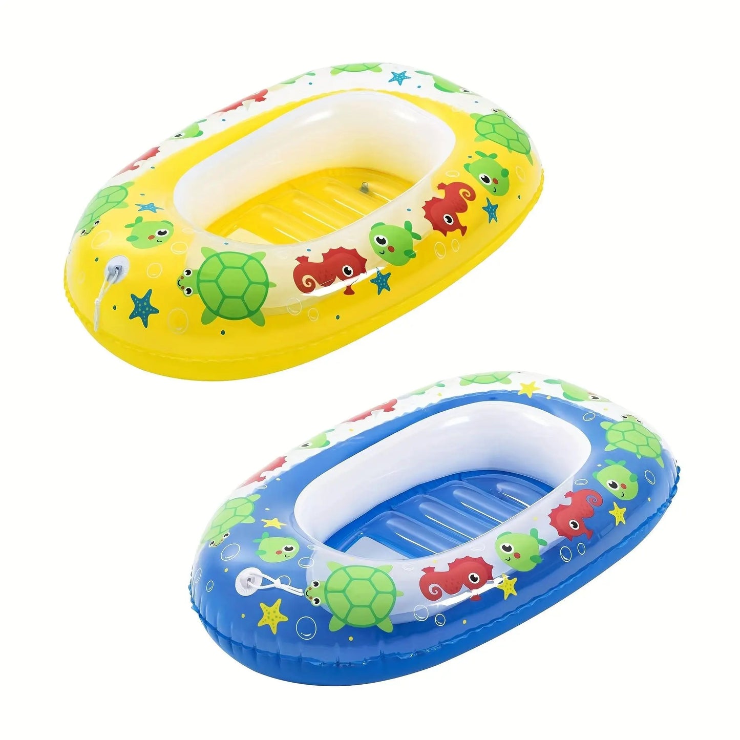 1pc Children's Cute Cartoon Swimming Sitting Ring; Baby Cartoon Floating Ring For Swimming Pool; Bathtub Doba
