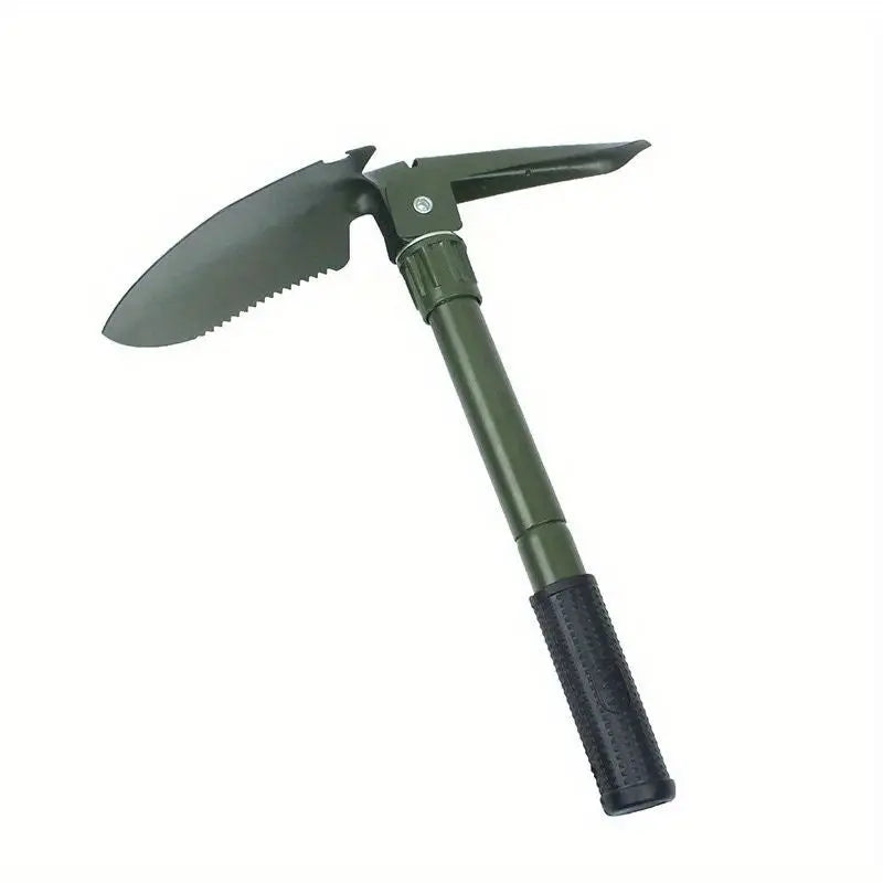 1pc Portable Foldable Camping Shovel - Multifunctional Hiking Tool for Entrenching, Digging, and Cleaning Doba