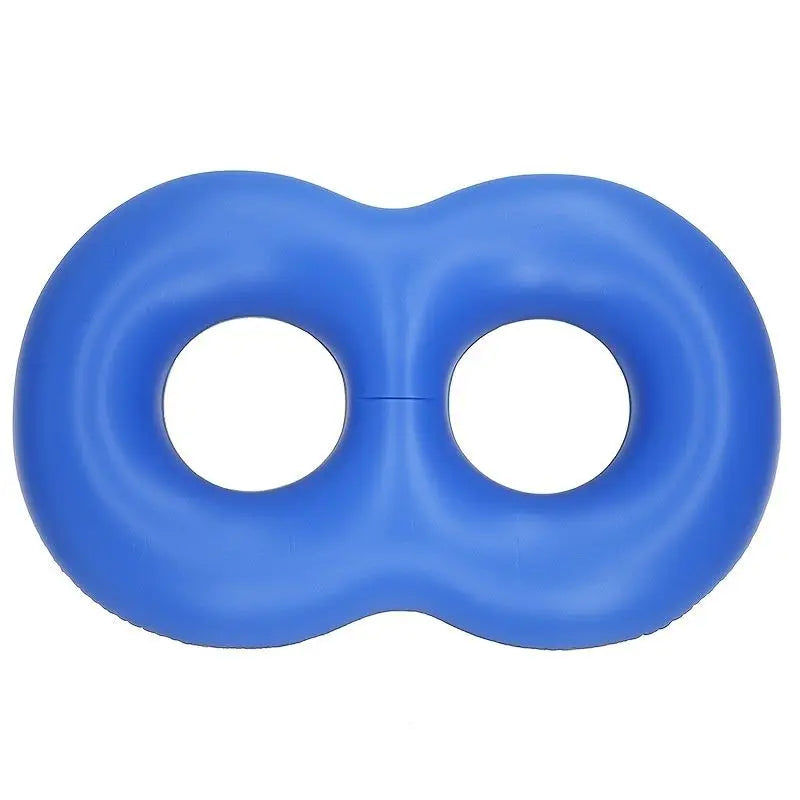 8-shaped Thick Double Swimming Ring Adult Riding Surfing Couple Inflatable Floating Ring Doba