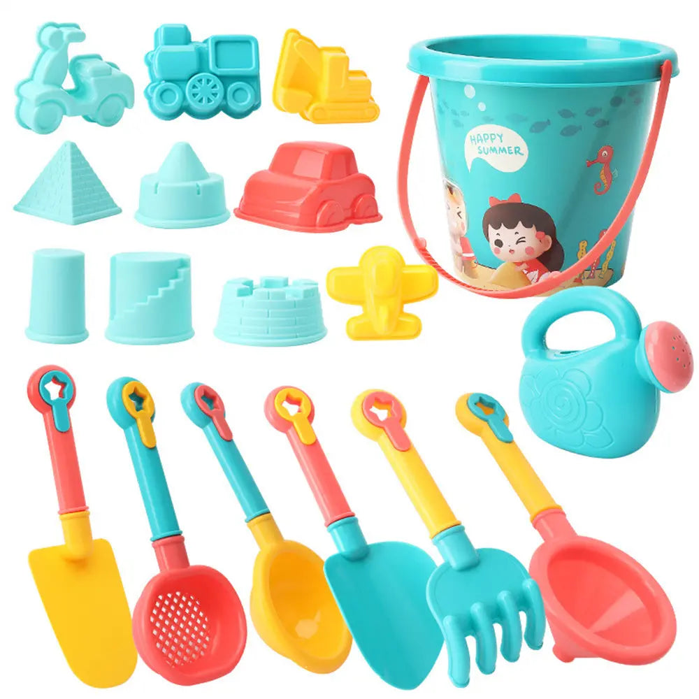 18pcs Beach Toys Sand Toys Set For Kids Doba