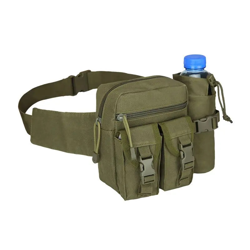 1pc Portable Denim Fanny Pack; Waist Bag; Large Capacity Multifunctional Bag For Outdoor Running; Camping Hiking Fishing Doba