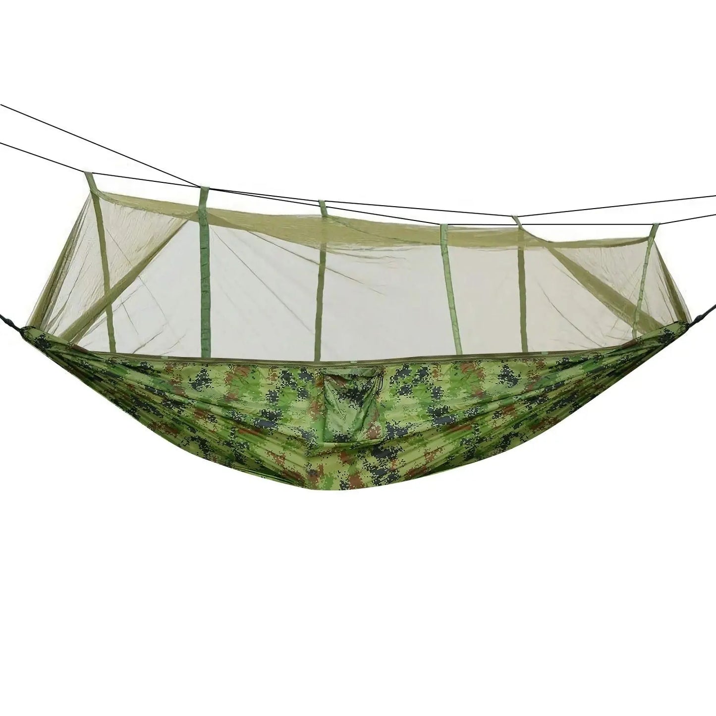 600lbs Load 2 Persons Hammock with Mosquito Net Outdoor Hiking Camping Hommock Portable Nylon Swing Hanging Bed Doba