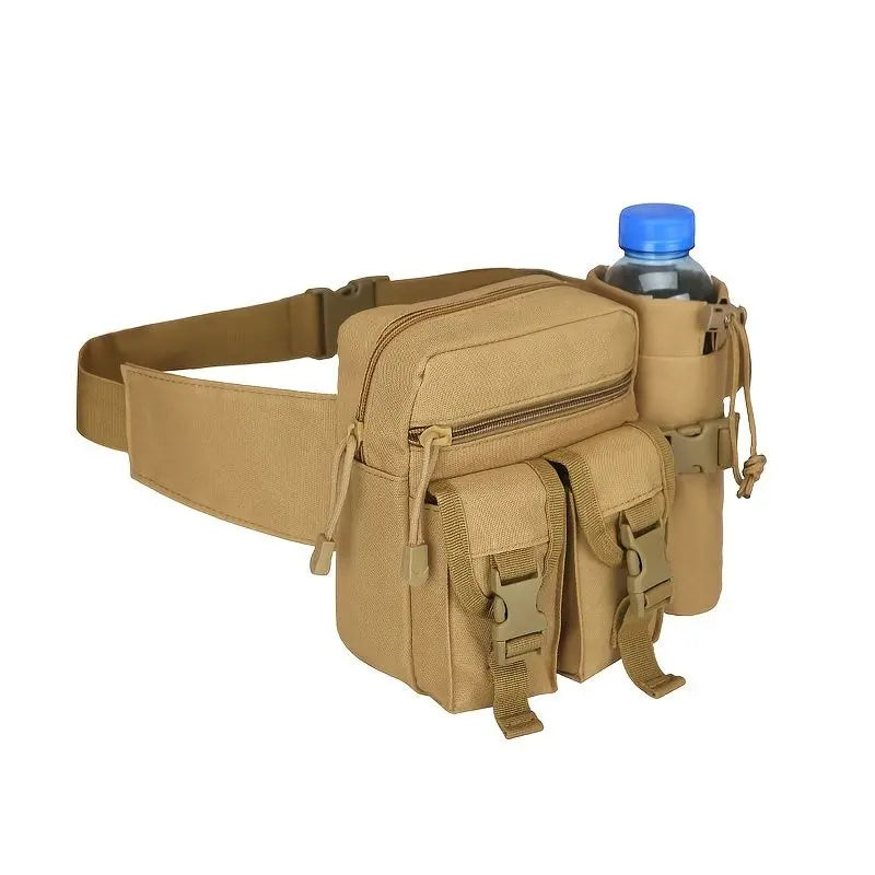 1pc Portable Denim Fanny Pack; Waist Bag; Large Capacity Multifunctional Bag For Outdoor Running; Camping Hiking Fishing Doba