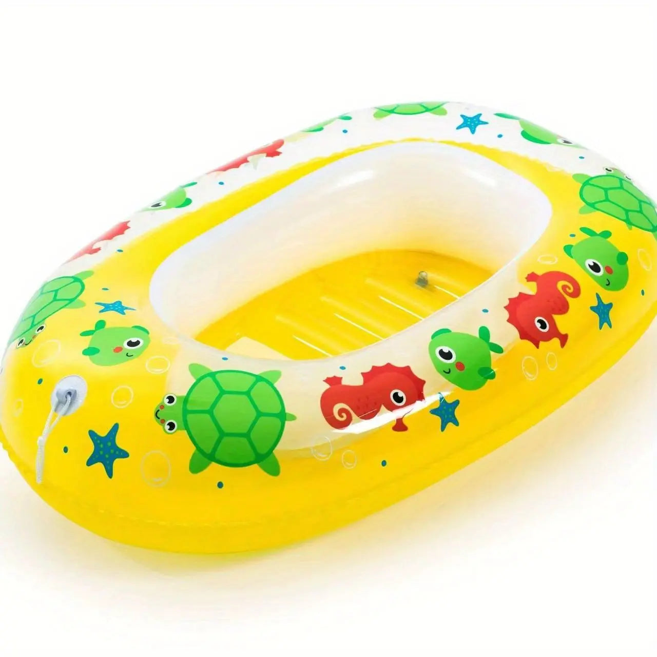 1pc Children's Cute Cartoon Swimming Sitting Ring; Baby Cartoon Floating Ring For Swimming Pool; Bathtub Doba