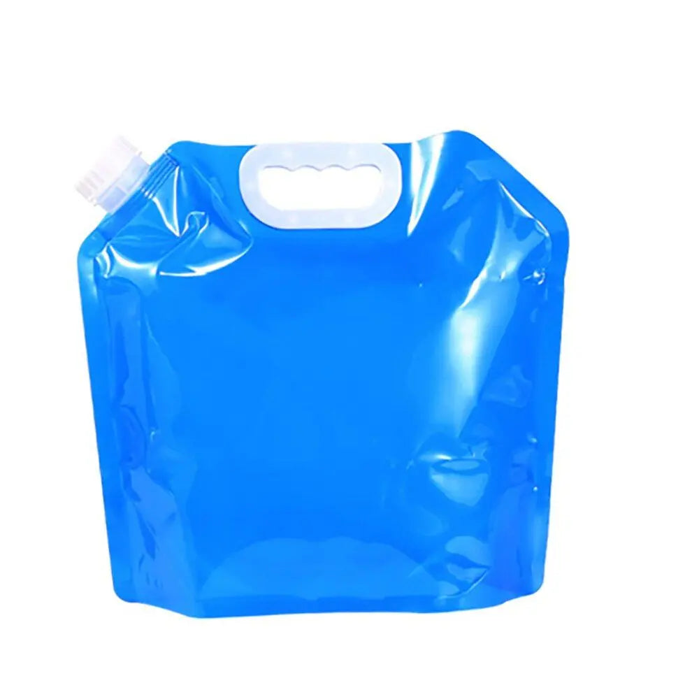 5L Water Bag Folding Portable Sports Storage Container Jug Bottle For Outdoor Travel Camping with Handle Folding Water Bag Doba