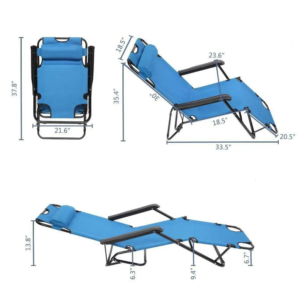Folding Camping Reclining Chairs,Portable Zero Gravity Chair,Outdoor Lounge Chairs, Patio Outdoor Pool Beach Lawn Recline,Lounge Bed Chair Pool Patio Camping Cot Portable Relax Doba