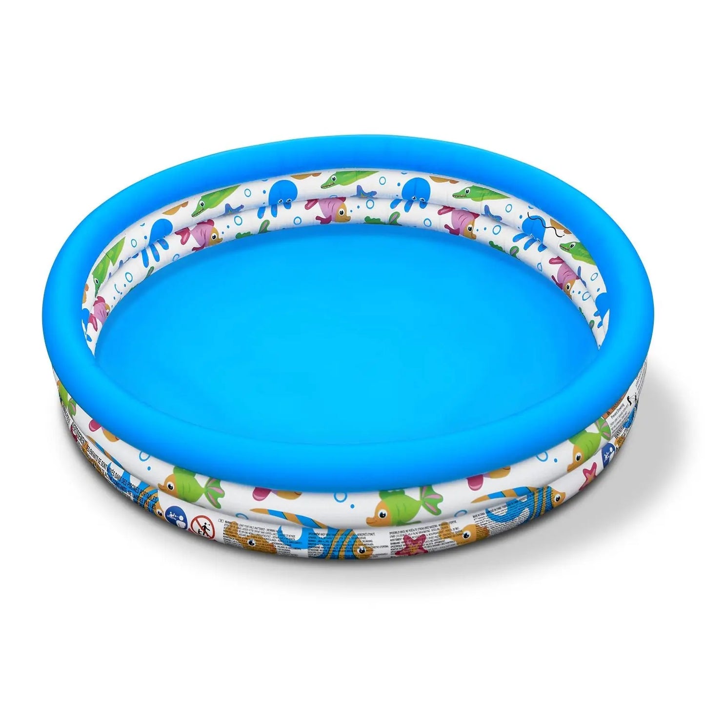 48x10In Inflatable Swimming Pool Blow Up Family Pool For 2 Kids Foldable Swim Ball Pool Center Doba