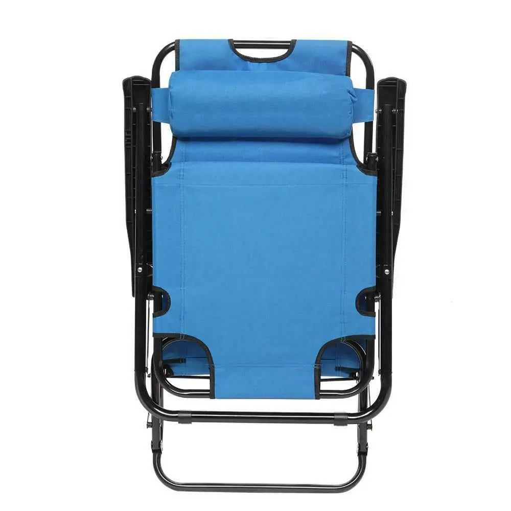 Folding Camping Reclining Chairs,Portable Zero Gravity Chair,Outdoor Lounge Chairs, Patio Outdoor Pool Beach Lawn Recline,Lounge Bed Chair Pool Patio Camping Cot Portable Relax Doba