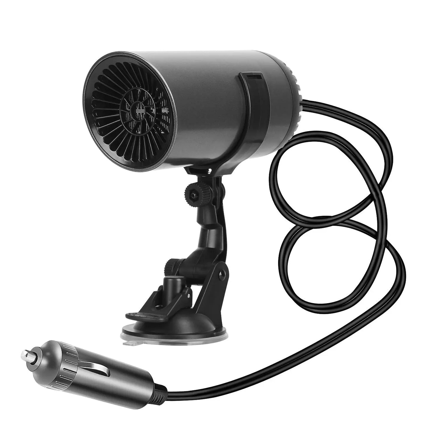 12V 150W Portable Car Heater 2 In 1 Heating Cooling Fan Rotatable Demister Defroster with 4.92ft Cord Doba