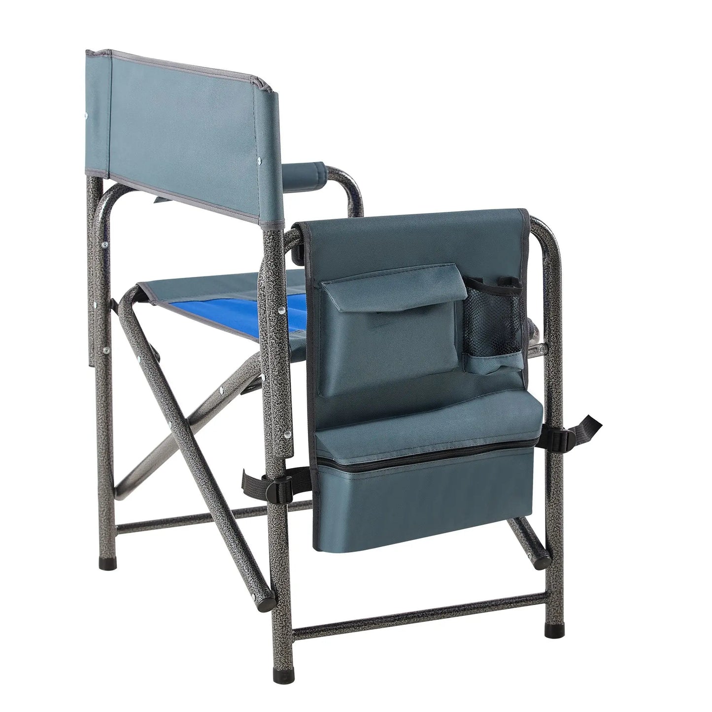 2-piece Padded Folding Outdoor Chair with Storage Pockets; Lightweight Oversized Directors Chair for indoor; Outdoor Camping; Picnics and Fishing Doba