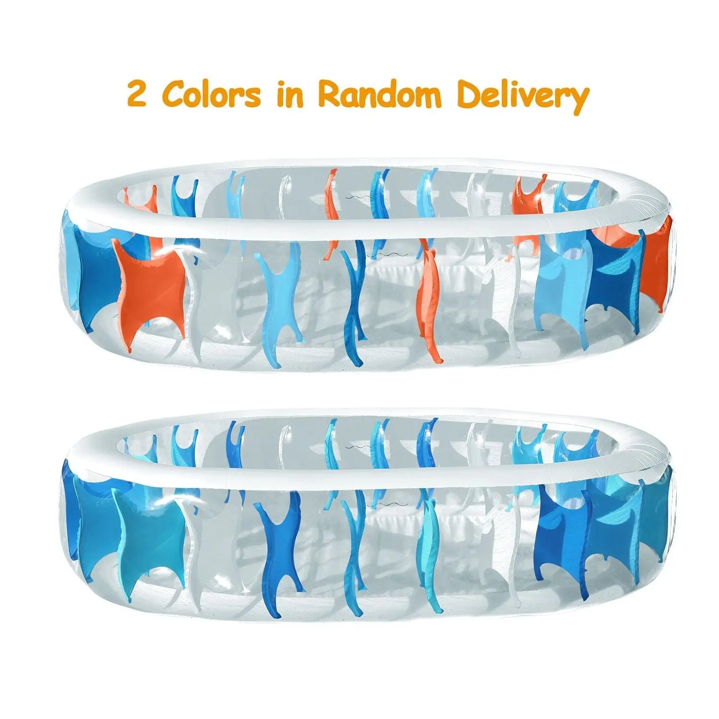 90×60×20In Inflatable Swimming Pool Blow Up Family Pool For Kids Foldable Swim Ball Pool Center Doba