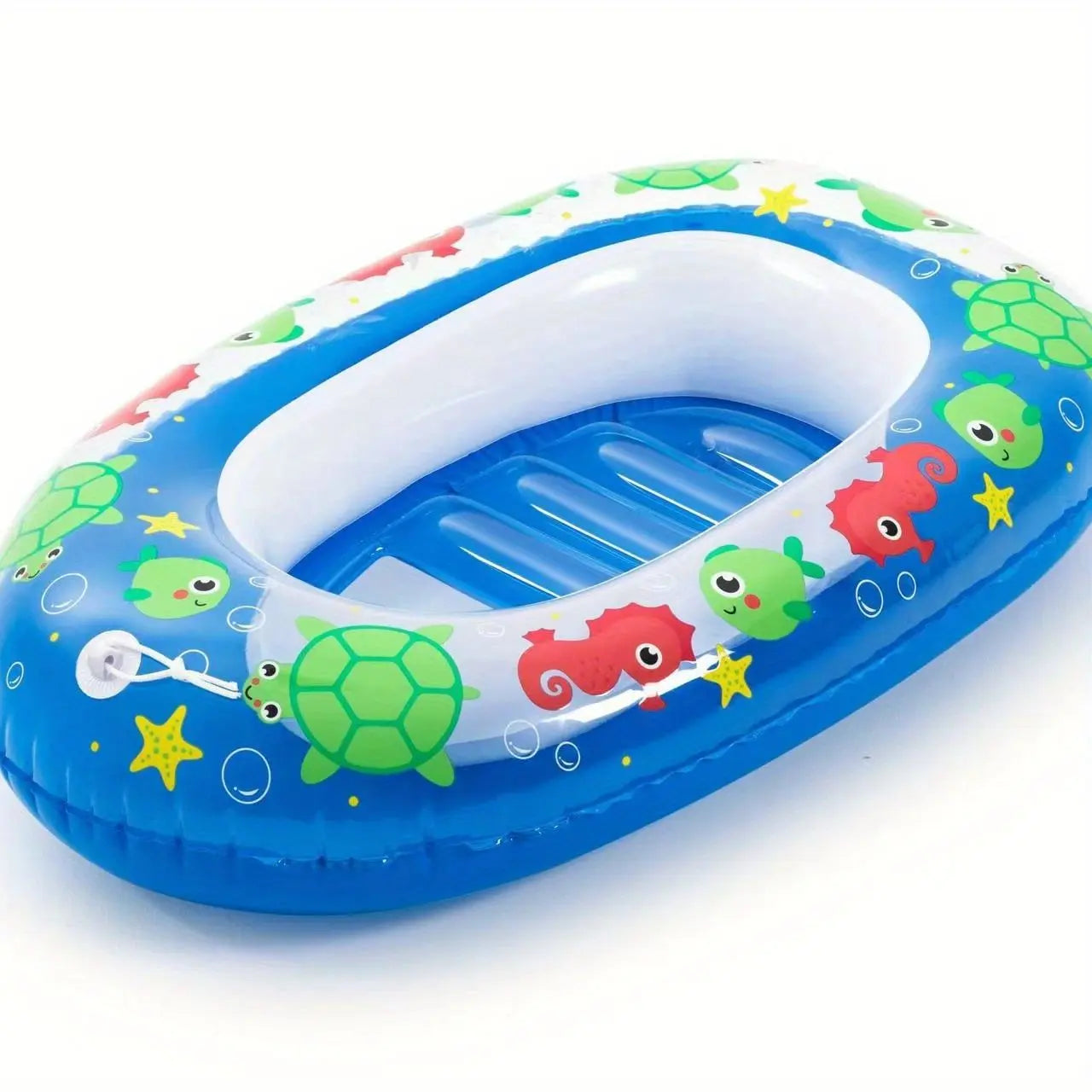 1pc Children's Cute Cartoon Swimming Sitting Ring; Baby Cartoon Floating Ring For Swimming Pool; Bathtub Doba