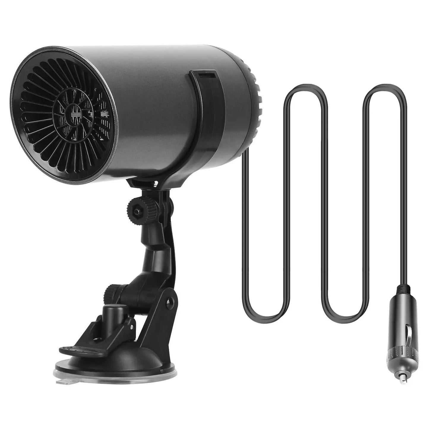 12V 150W Portable Car Heater 2 In 1 Heating Cooling Fan Rotatable Demister Defroster with 4.92ft Cord Doba
