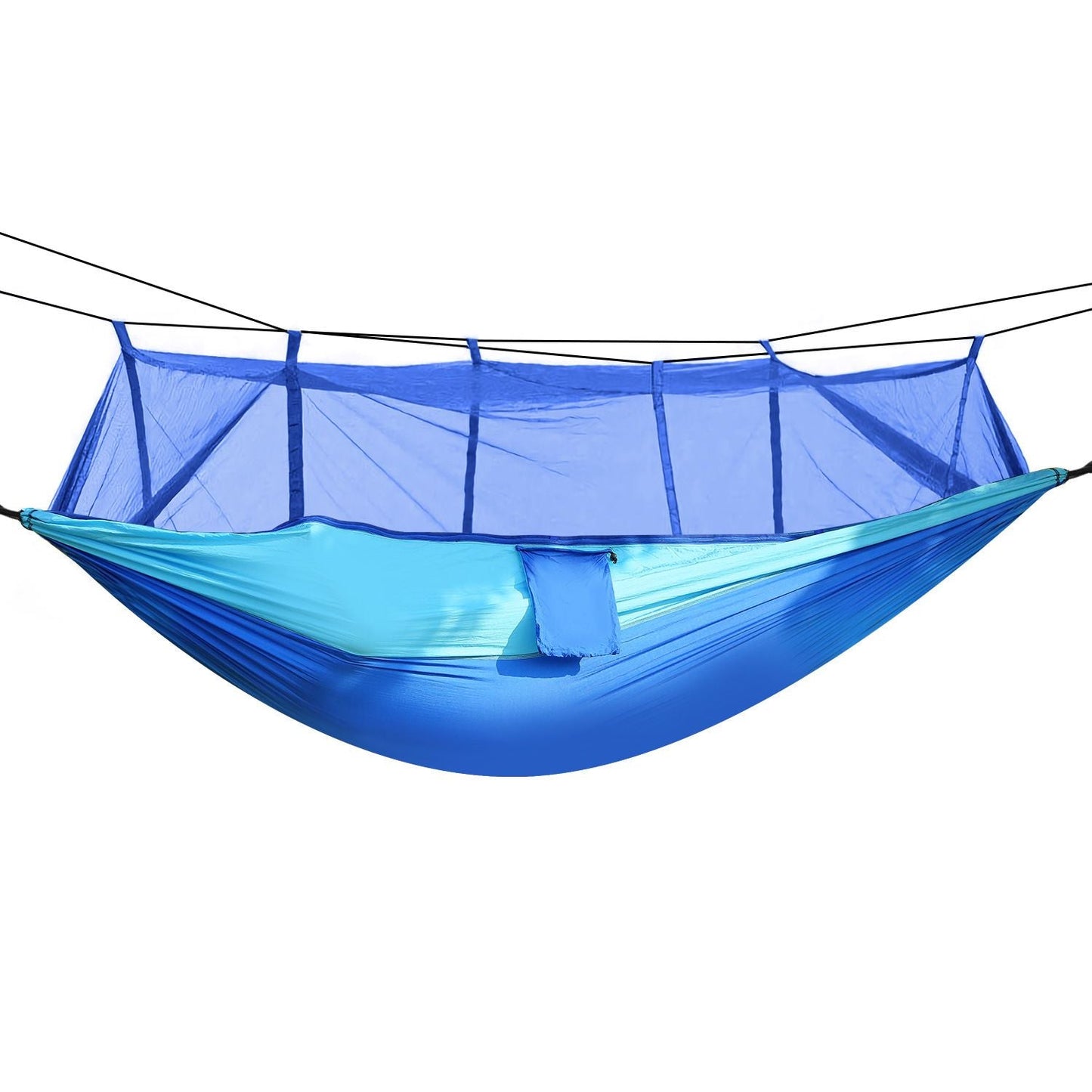 600lbs Load 2 Persons Hammock with Mosquito Net Outdoor Hiking Camping Hommock Portable Nylon Swing Hanging Bed Doba