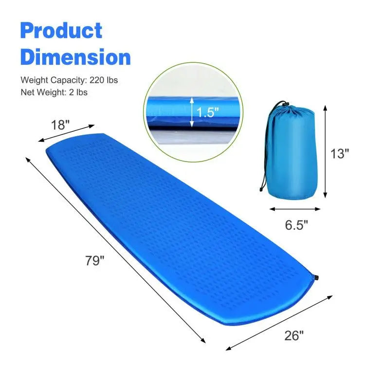 Hiking Outdoor Camping Lightweight Portable Sleeping Pad Doba