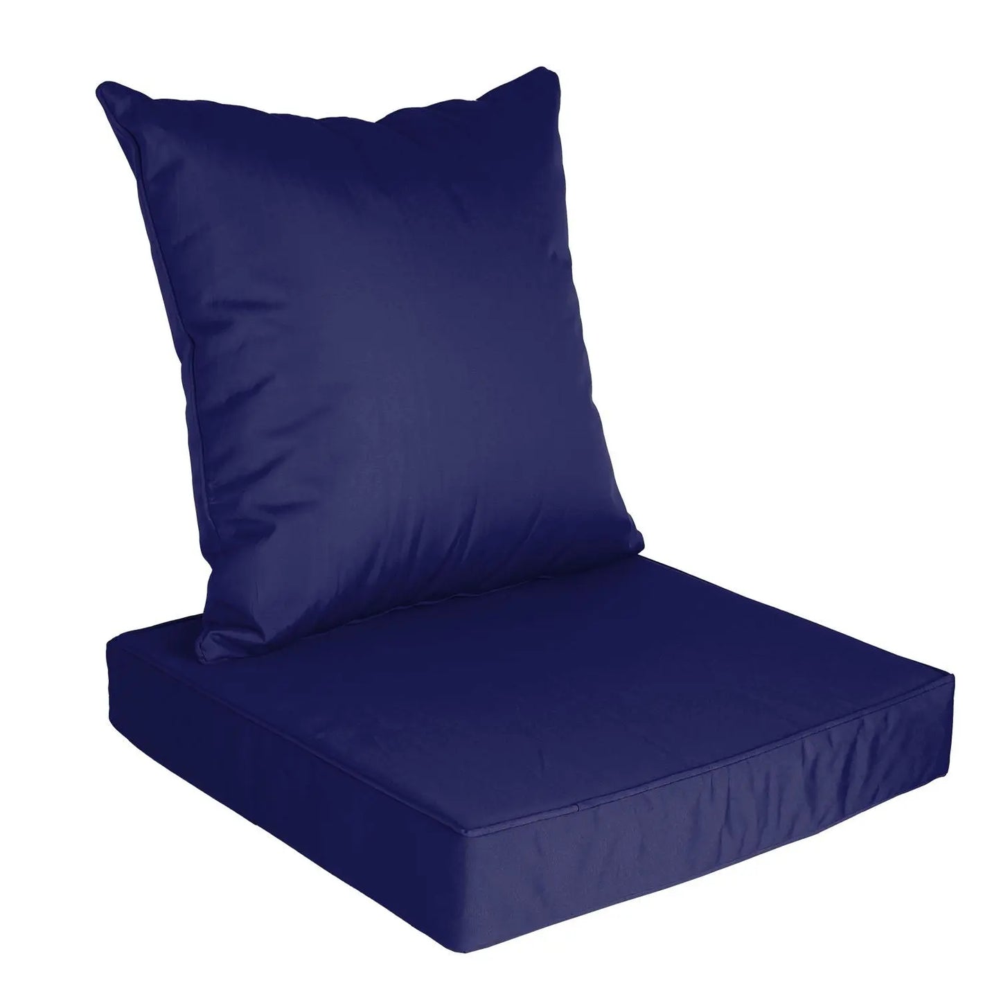 Outdoor Seat Cushion Set Waterproof Patio Furniture Cushion and Back Pillow Fade Resistant Deep Seat Set Chair Pad with Removable Cover for Chair Sofa Couch Doba