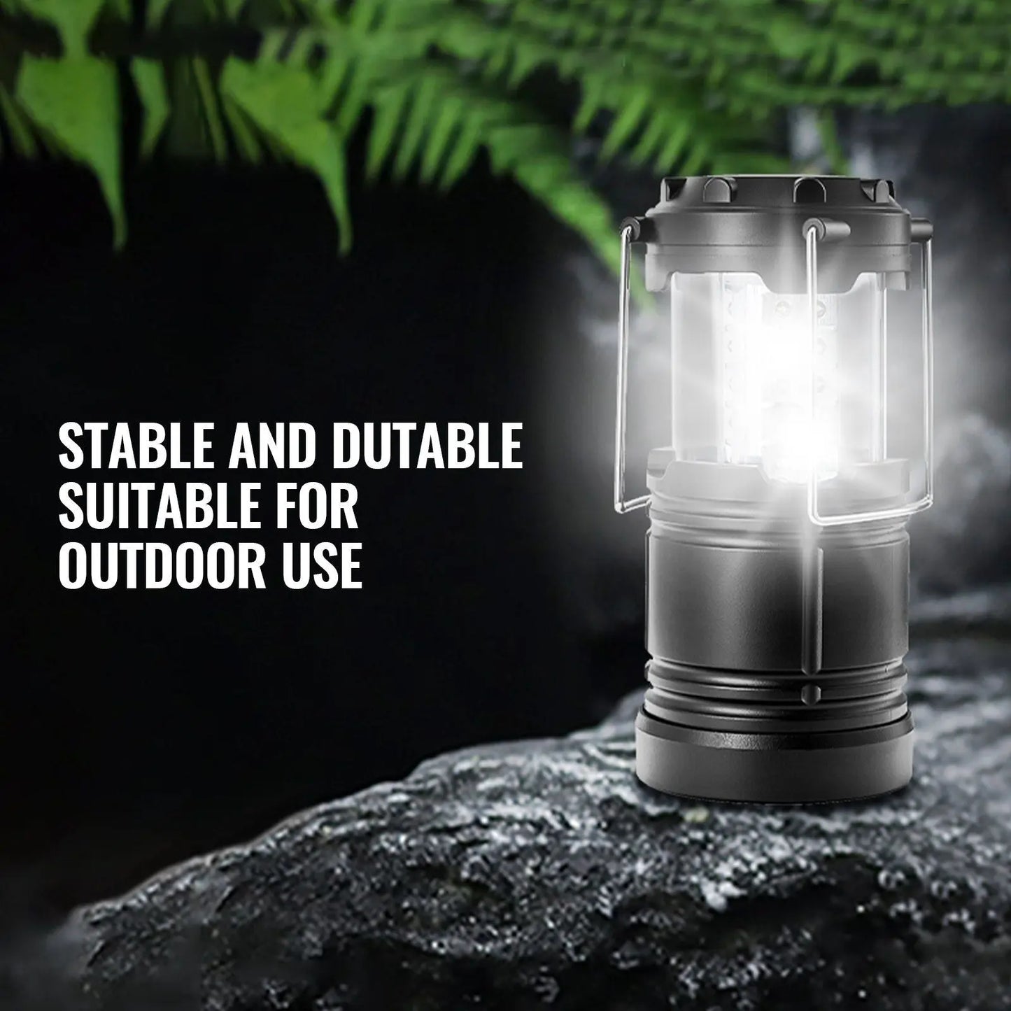 VEVOR LED Camping Lanterns Collapsible Battery Powered Camping Lights Set of 4 Doba
