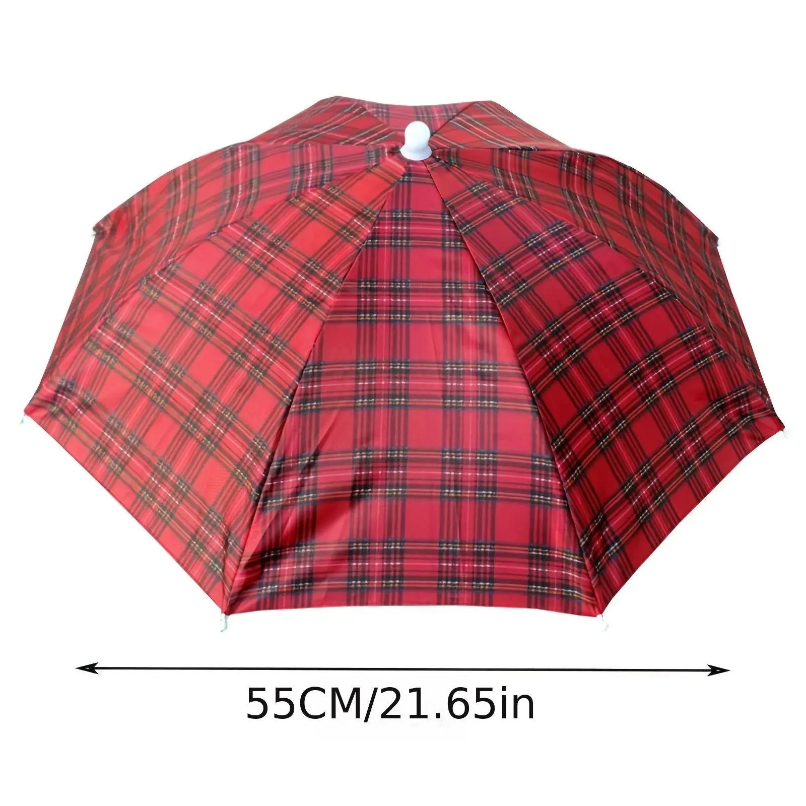Portable Rain Hat Outdoor Folding Umbrella Fishing Sun Shade Anti-UV Camping Fishing Headwear Cap Beach Head Hat Accessory Doba