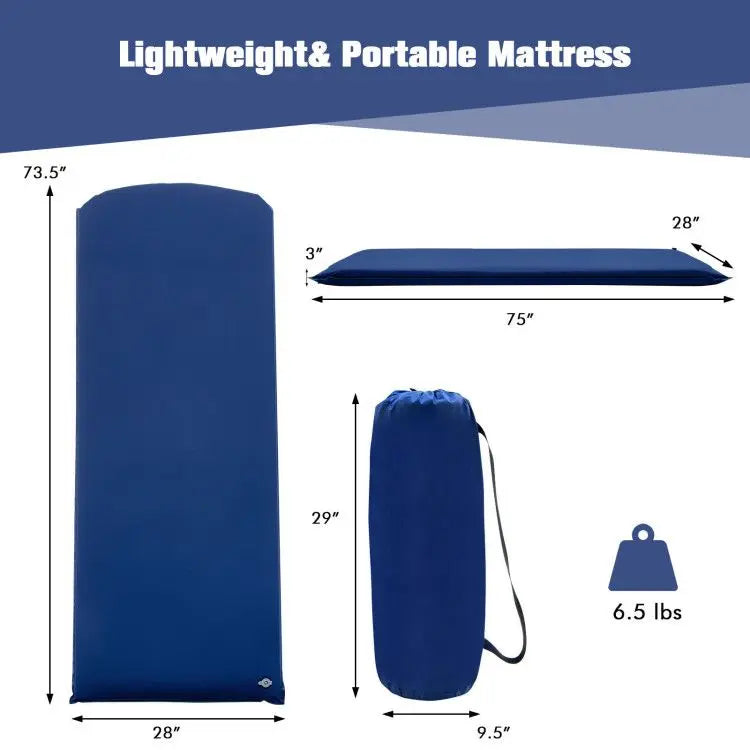 Hiking Outdoor Camping Lightweight Portable Sleeping Pad Doba