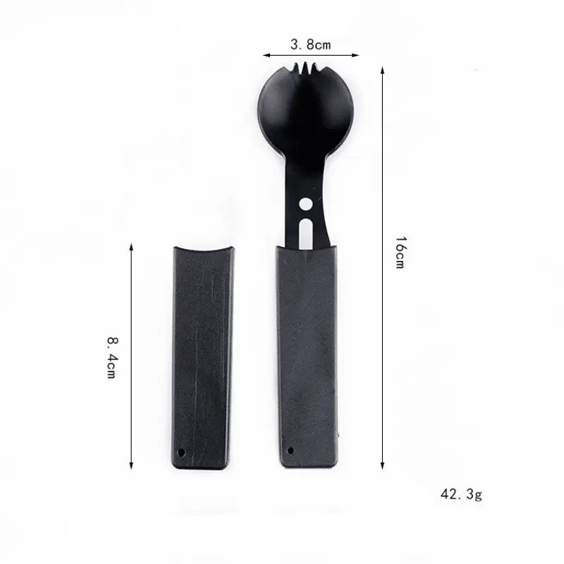 Camping Tableware Outdoor Stainless Steel Knife Fork Spoon Portable Multi-function Picnic Cutlery Outdoor Camping Equipment Doba