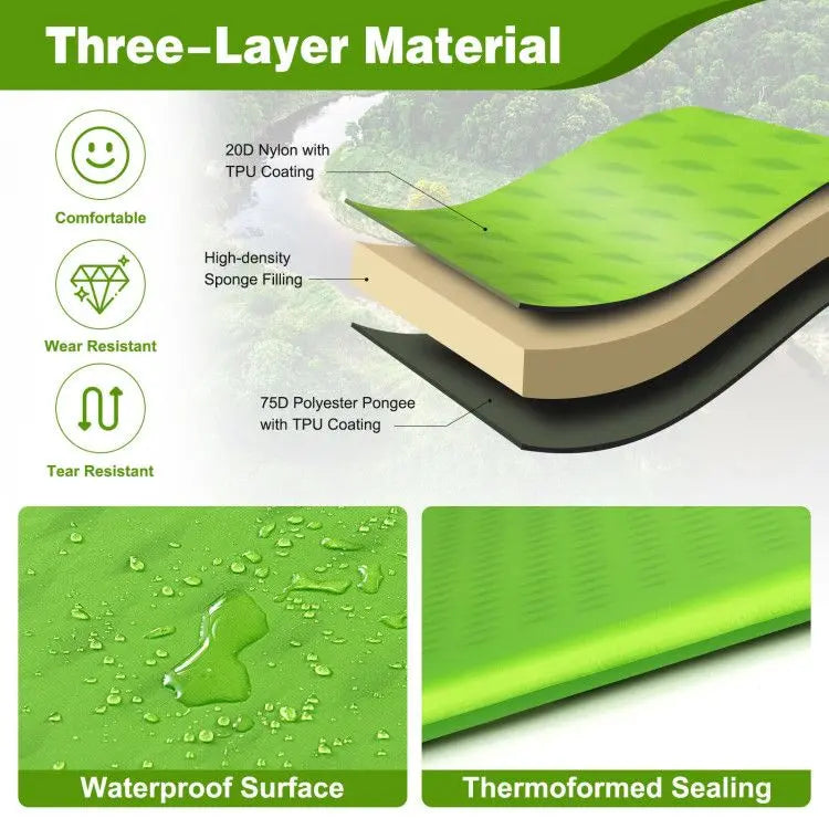 Hiking Outdoor Camping Lightweight Portable Sleeping Pad Doba