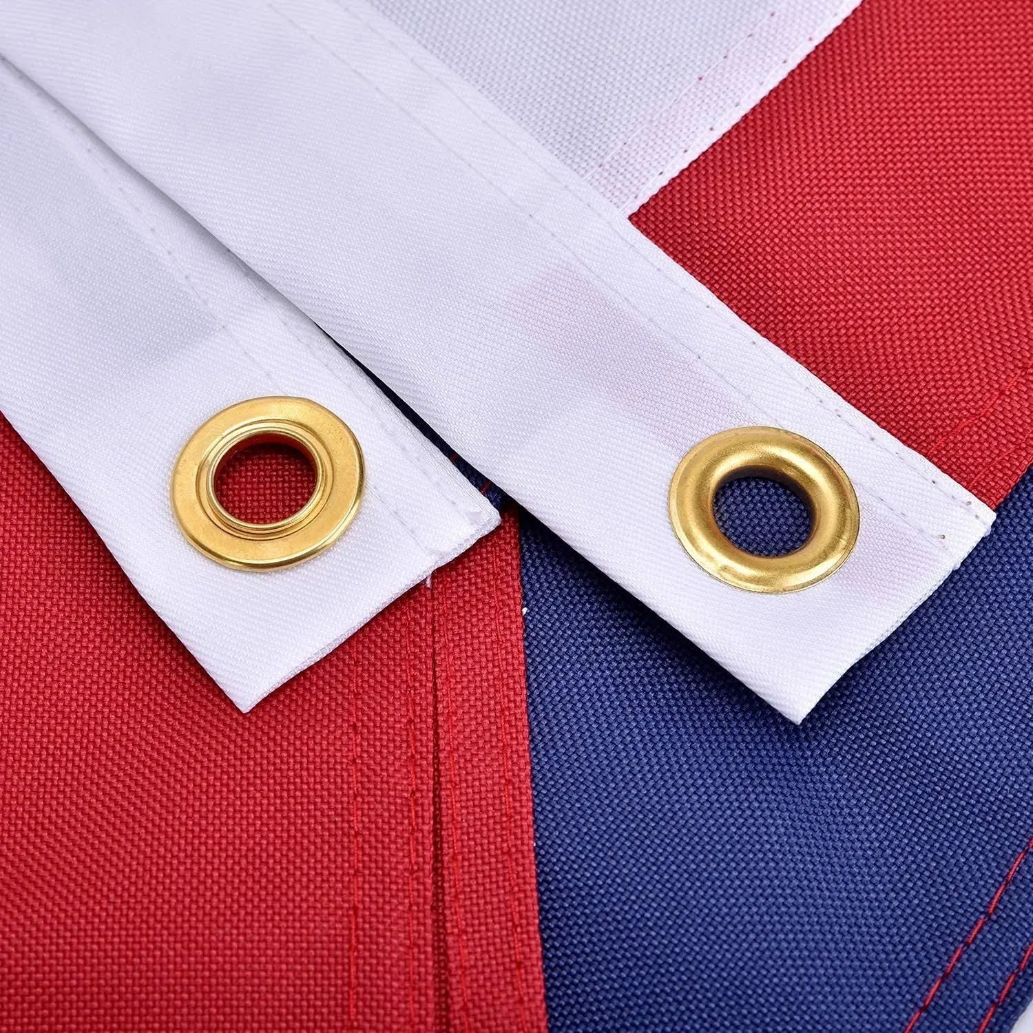 American Flag 10x15 ft 8x12 ft 6x10 ft 5x8 ft 4x6 ft 3x5 ft  2x3 ft Outdoor Heavy Duty Embroidered Stars USA Flag Sewn Stripes Fade Resistance Brass Grommets All Weather UV Active Doba