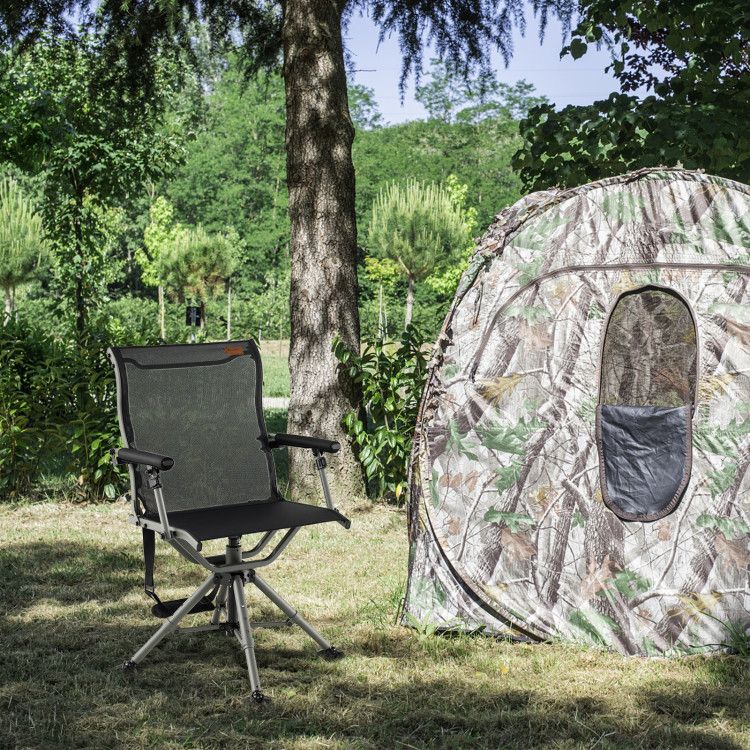 360 Degree Silent Swivel Hunting Chair Doba