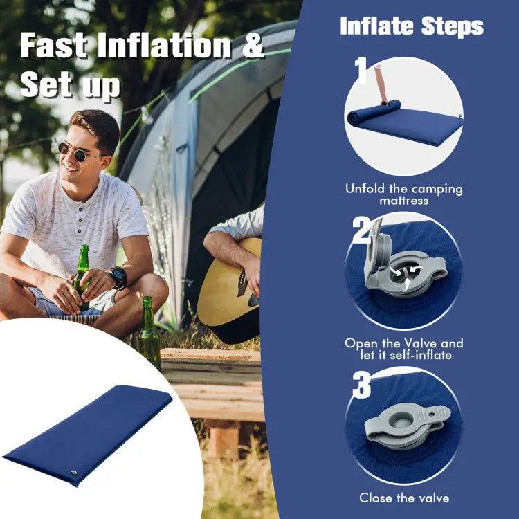 Hiking Outdoor Camping Lightweight Portable Sleeping Pad Doba