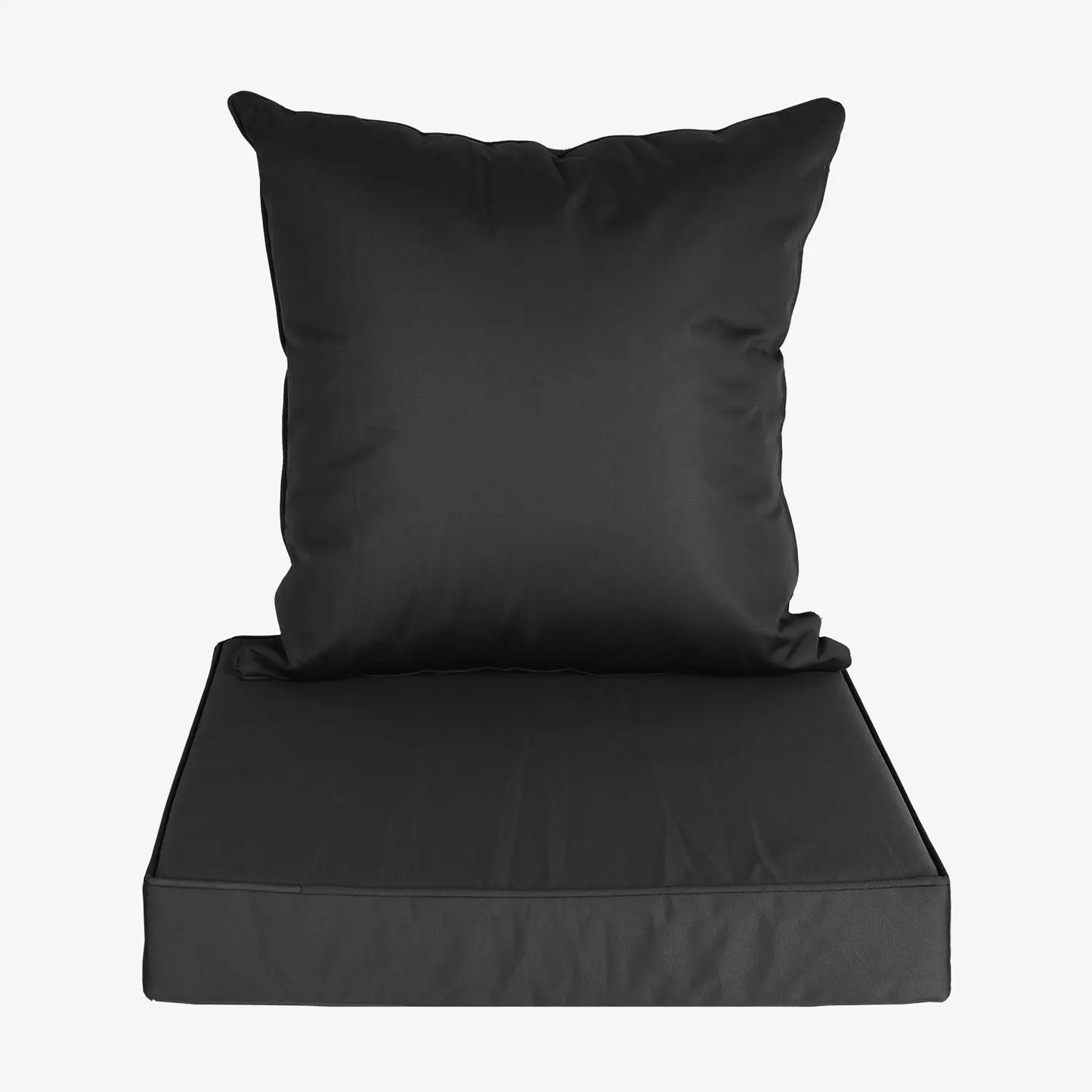 Outdoor Seat Cushion Set Waterproof Patio Furniture Cushion and Back Pillow Fade Resistant Deep Seat Set Chair Pad with Removable Cover for Chair Sofa Couch Doba