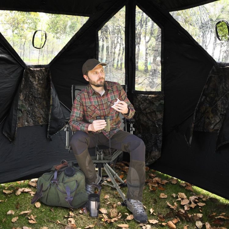 360 Degree Silent Swivel Hunting Chair Doba