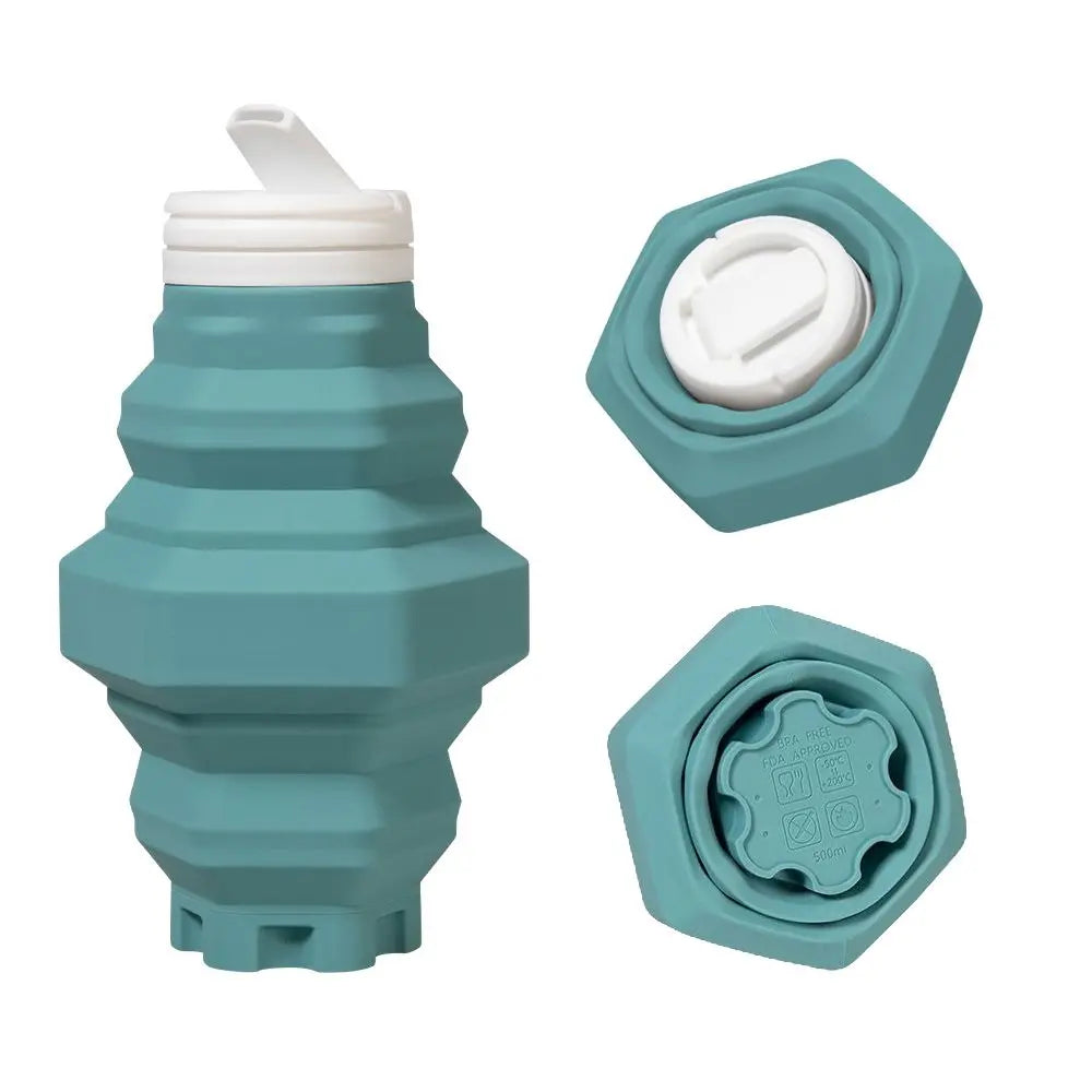 Silicone Folding Cup Foldable Collapsible Telescopic Water Bottle Outdoor Travel Children Cups Teacups Ware Jug Drink Water Copa Doba