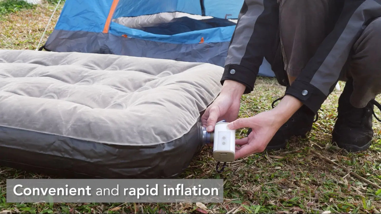 Outdoor camping supplies inflatable pump portable mini electric pump high-power portable inflatable pump Doba