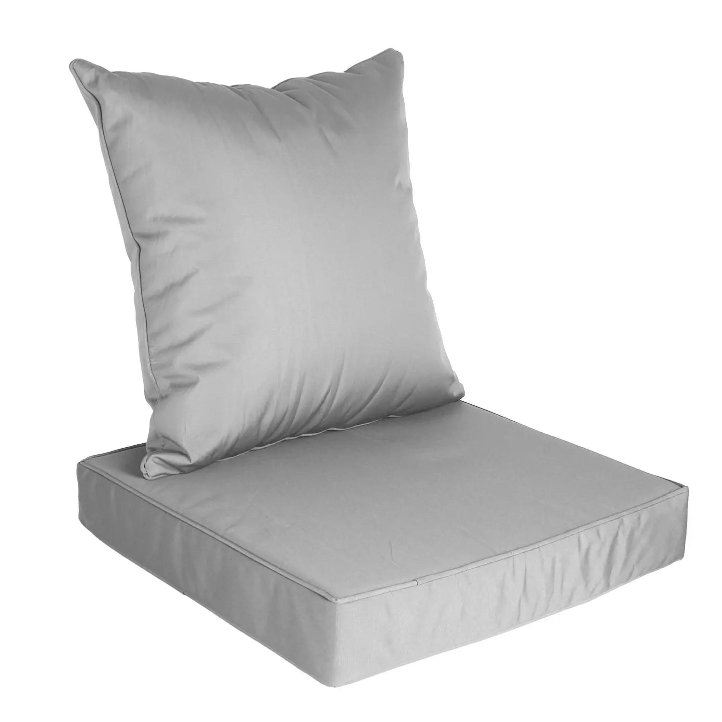 Outdoor Seat Cushion Set Waterproof Patio Furniture Cushion and Back Pillow Fade Resistant Deep Seat Set Chair Pad with Removable Cover for Chair Sofa Couch Doba