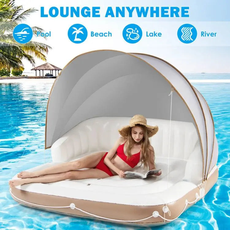 Inflatable Pool Float Lounge Swimming Raft Doba