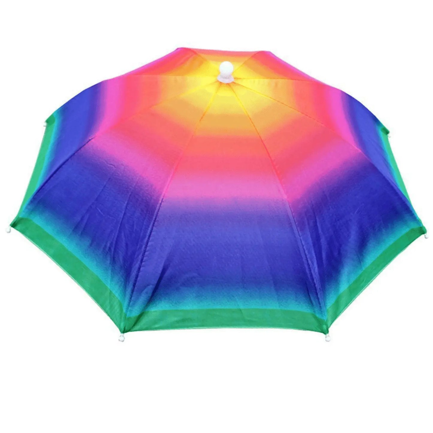 Portable Rain Hat Outdoor Folding Umbrella Fishing Sun Shade Anti-UV Camping Fishing Headwear Cap Beach Head Hat Accessory Doba