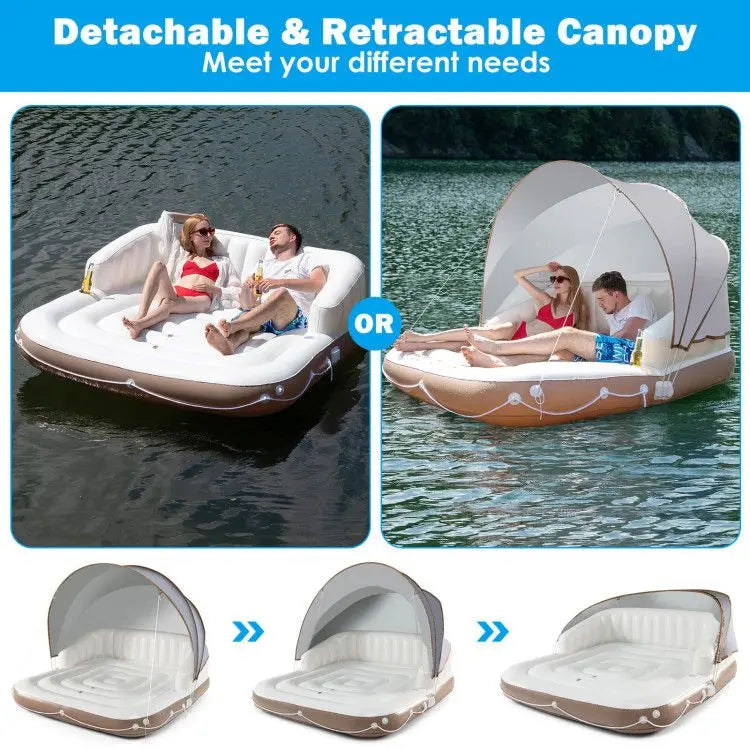Inflatable Pool Float Lounge Swimming Raft Doba