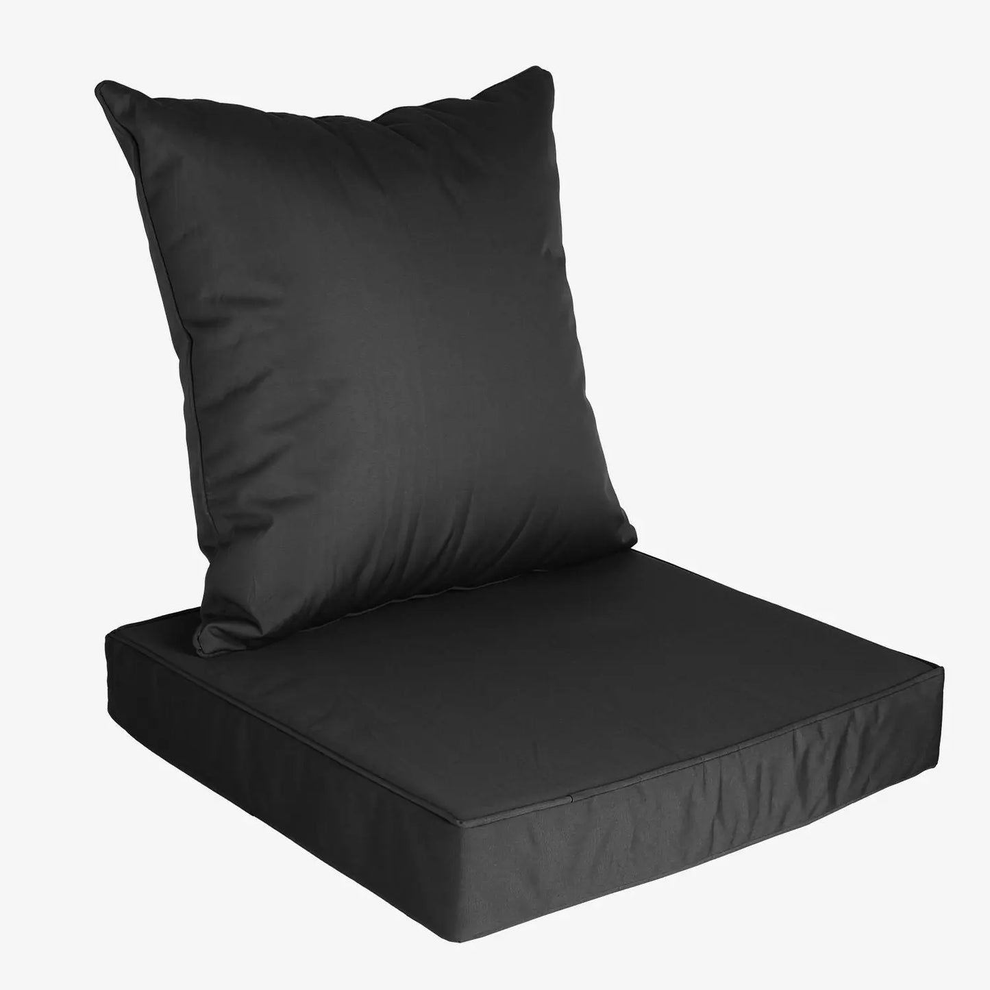 Outdoor Seat Cushion Set Waterproof Patio Furniture Cushion and Back Pillow Fade Resistant Deep Seat Set Chair Pad with Removable Cover for Chair Sofa Couch Doba