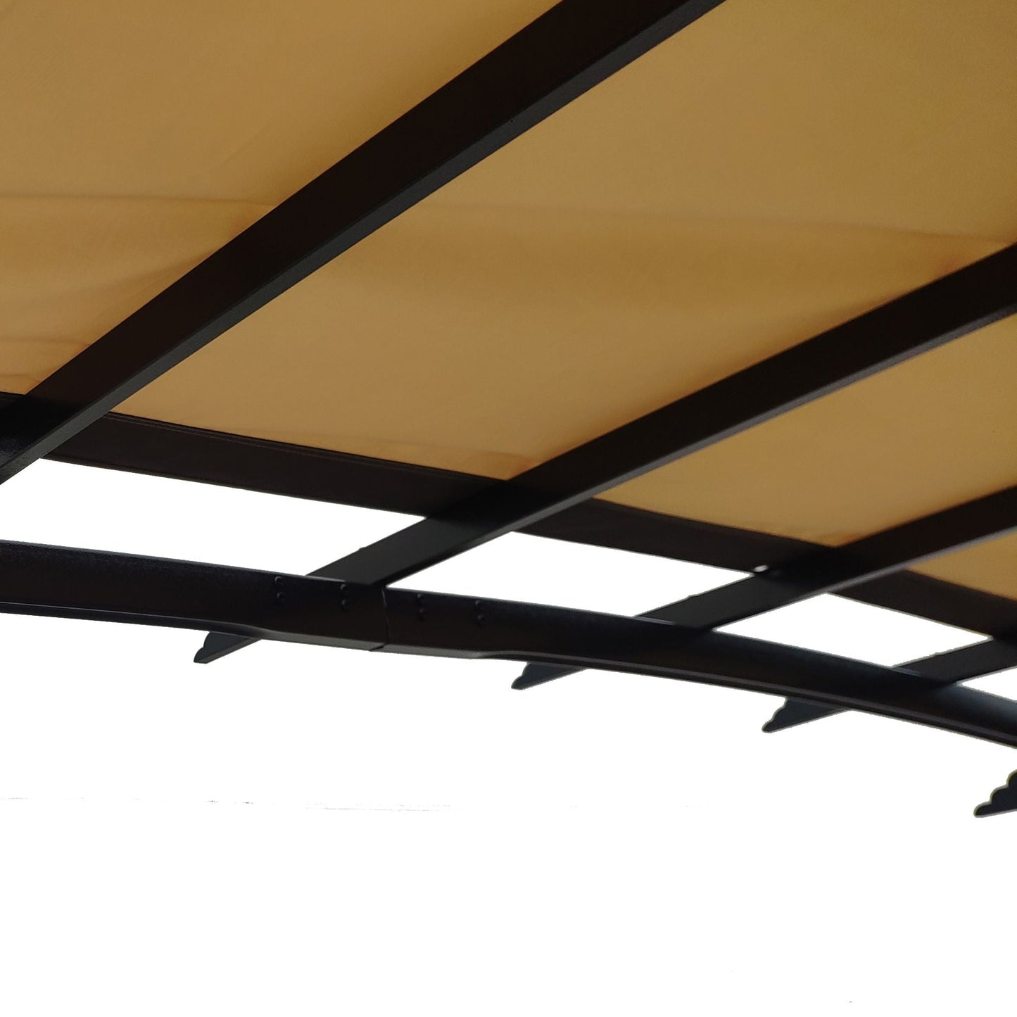 Universal Canopy Cover Replacement for 12x9 Ft Curved Outdoor Pergola Structure Doba