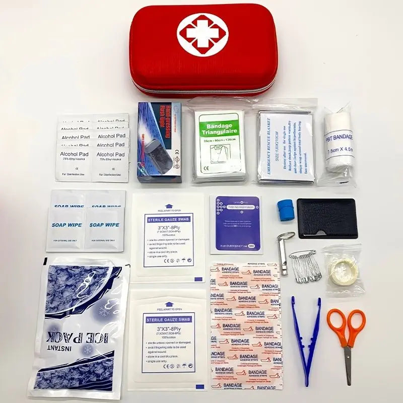 EVA First Aid Kit For Car Rescue; Family Backup; School ; Enterprise; Outdoors Travel Doba