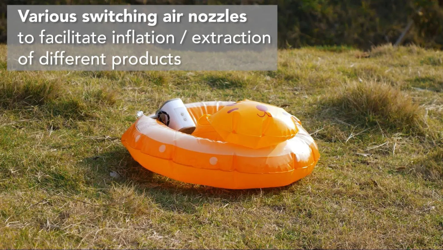 Outdoor camping supplies inflatable pump portable mini electric pump high-power portable inflatable pump Doba