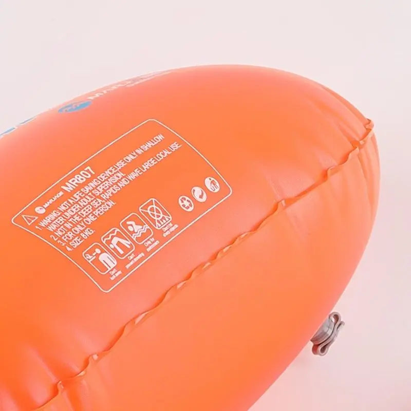 1pc High Visibility Swimming Float Safety Buoy Float With Dual Airbags Setup Doba