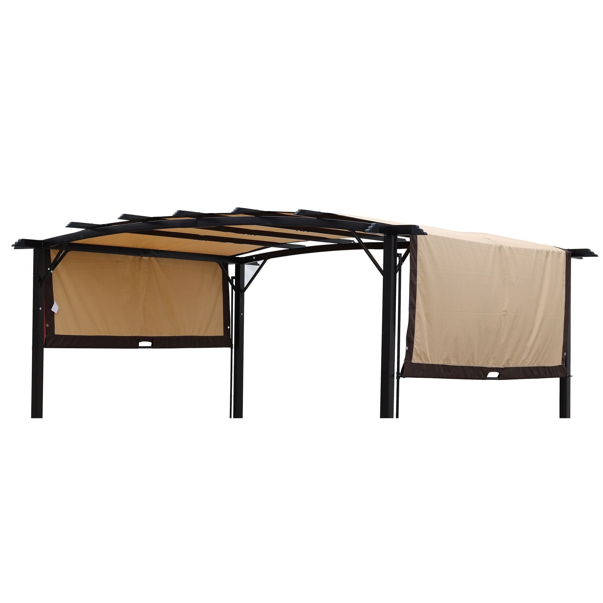 Universal Canopy Cover Replacement for 12x9 Ft Curved Outdoor Pergola Structure Doba