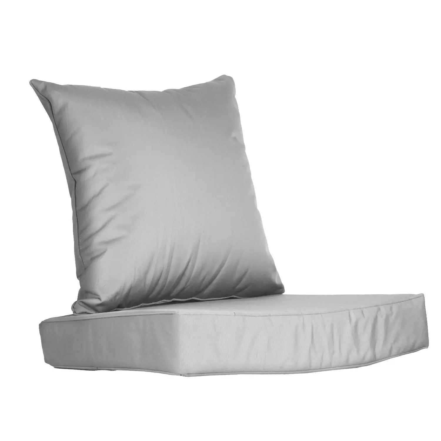 Outdoor Seat Cushion Set Waterproof Patio Furniture Cushion and Back Pillow Fade Resistant Deep Seat Set Chair Pad with Removable Cover for Chair Sofa Couch Doba