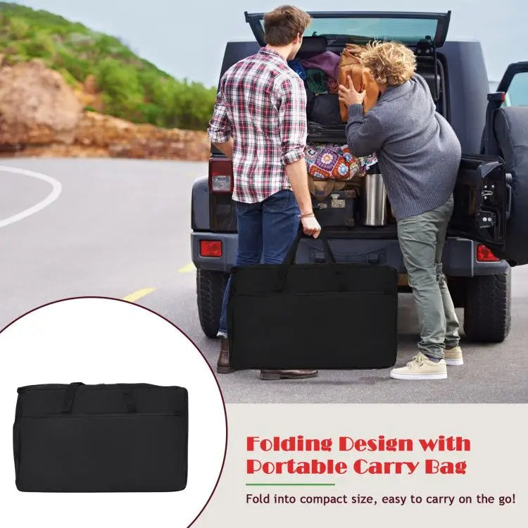 Folding Camping Table with Storage Organizer Doba