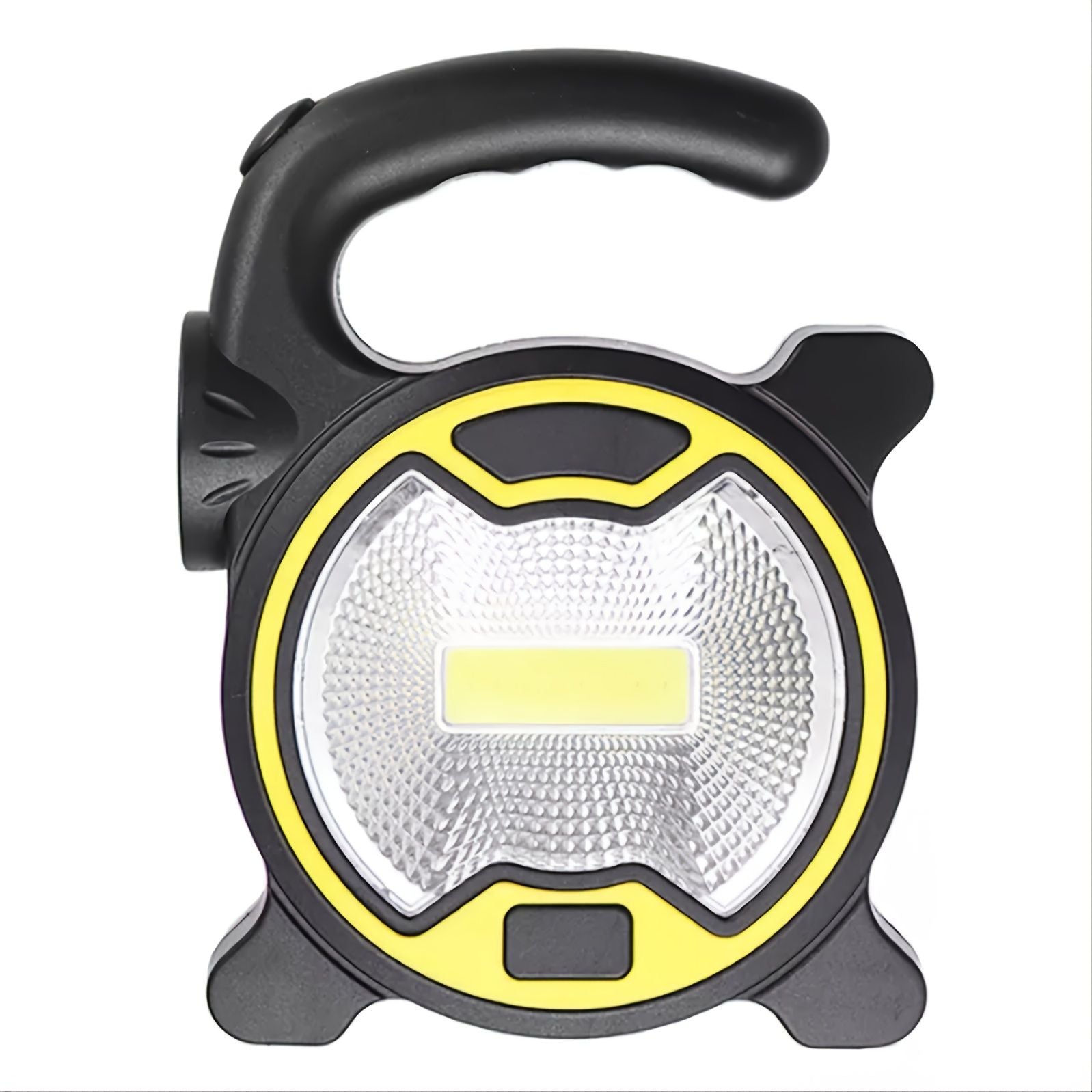 1pc LED COB Camping Flashlight Lantern AA Battery Power Floodlight + Side Torch Light Mini Portable COB Camping Lamps Work Lights(Without Battery) Doba