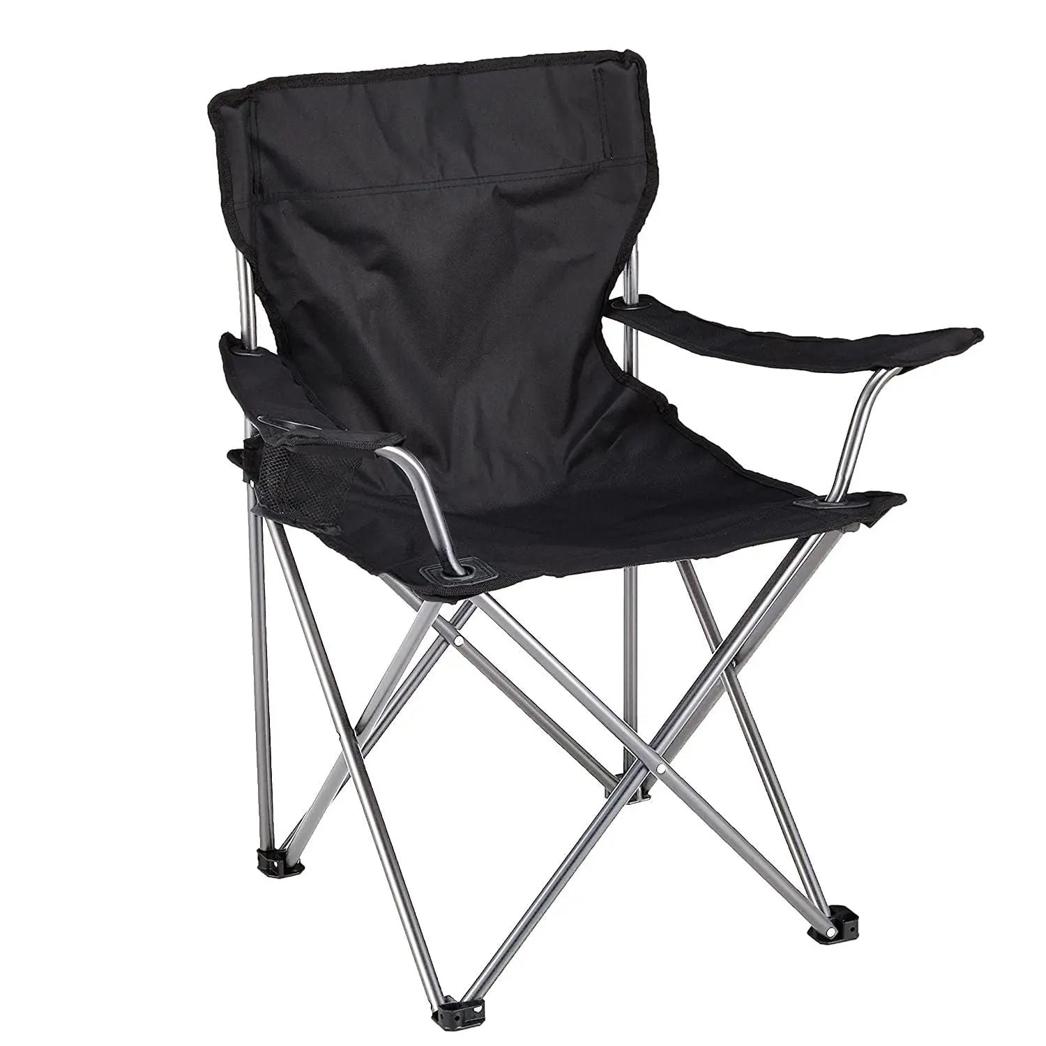 Foldable Beach Chair with Detachable Umbrella Armrest Adjustable Canopy Stool with Cup Holder Carry Bag for Camping Poolside Travel Picnic Lawn Chair Doba
