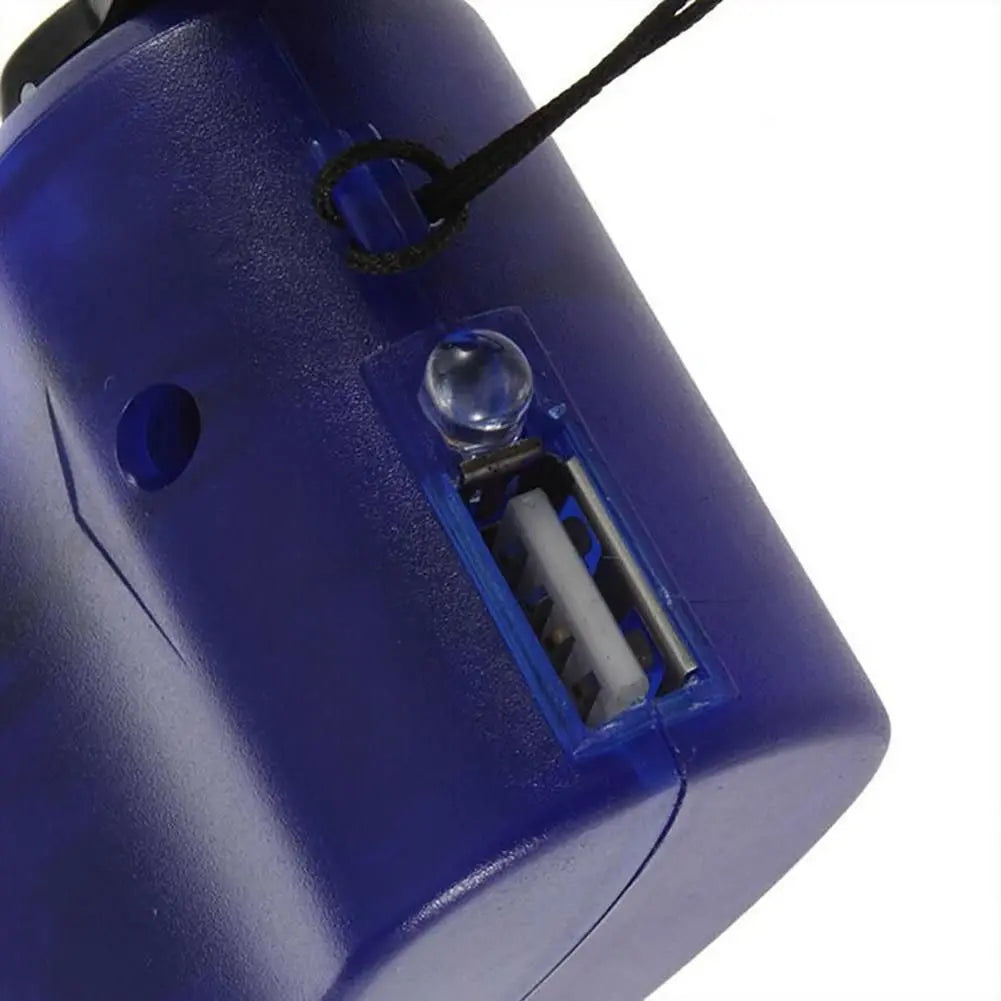 USB Hand Crank Phone Charger Manual Outdoor Hiking Camping Emergency Generator Camping Travel Charger Outdoor Survival Tools Doba