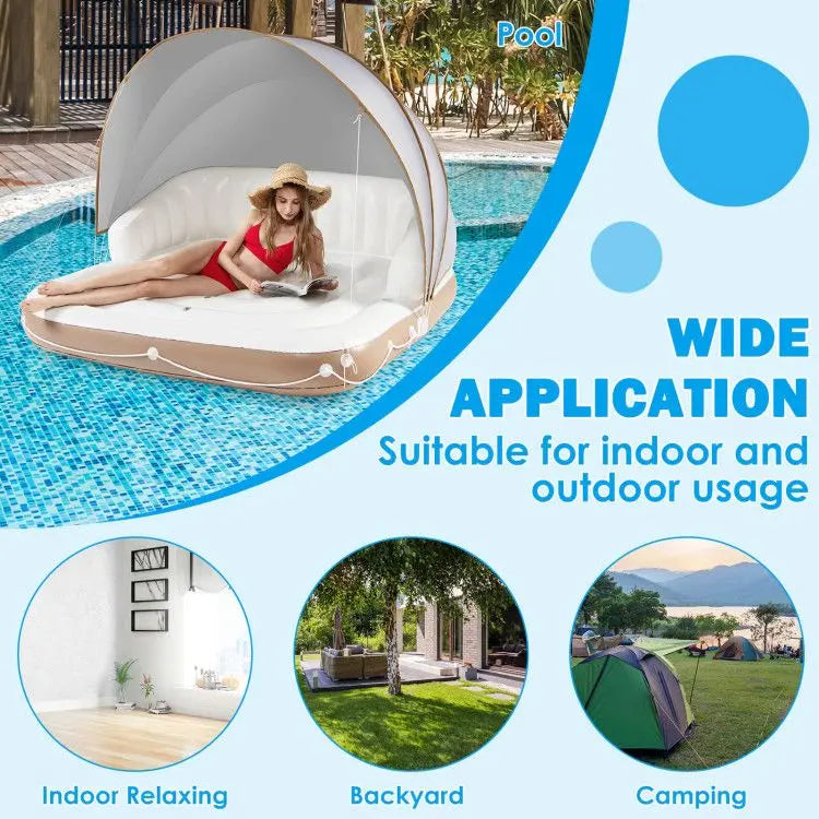 Inflatable Pool Float Lounge Swimming Raft Doba