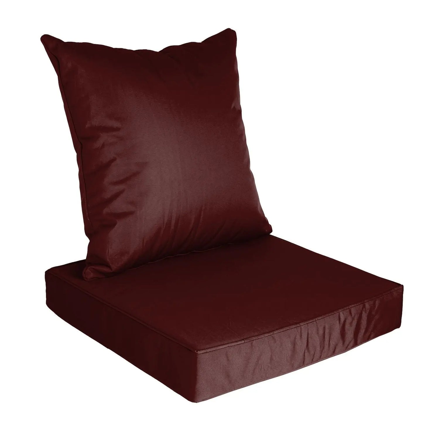 Outdoor Seat Cushion Set Waterproof Patio Furniture Cushion and Back Pillow Fade Resistant Deep Seat Set Chair Pad with Removable Cover for Chair Sofa Couch Doba